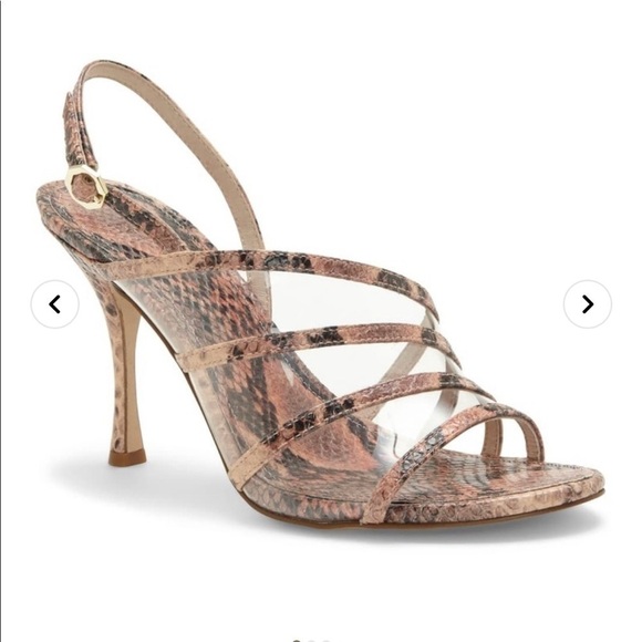 LOUISE Et Cie Nabila Snake Print Strappy Sandal Swifty Size 7 - Picture 1 of 9